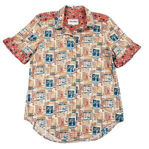 Tarango Designs by Mary Gonzales Southwestern Shirt Womens Medium Button Up RARE